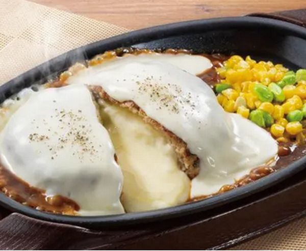 チーズONチーズINハンバーグ