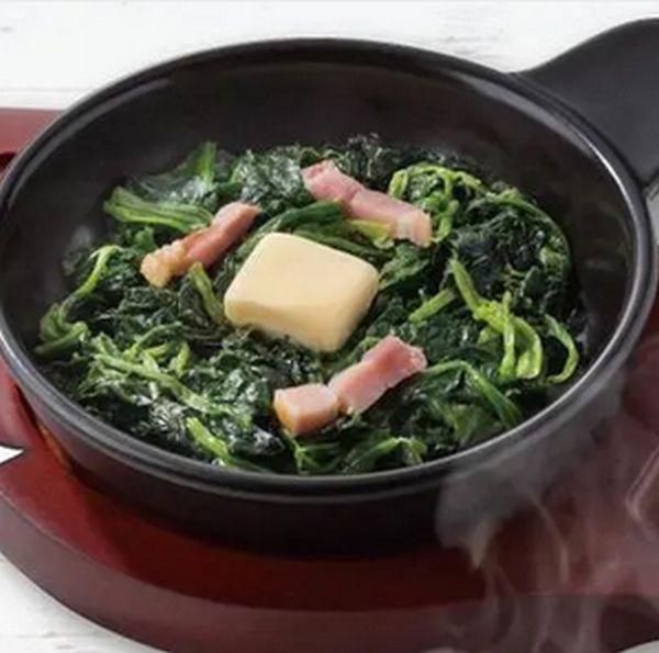 ほうれん草ベーコン