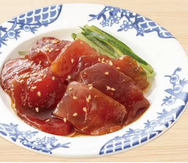 中華風漬けマグロ