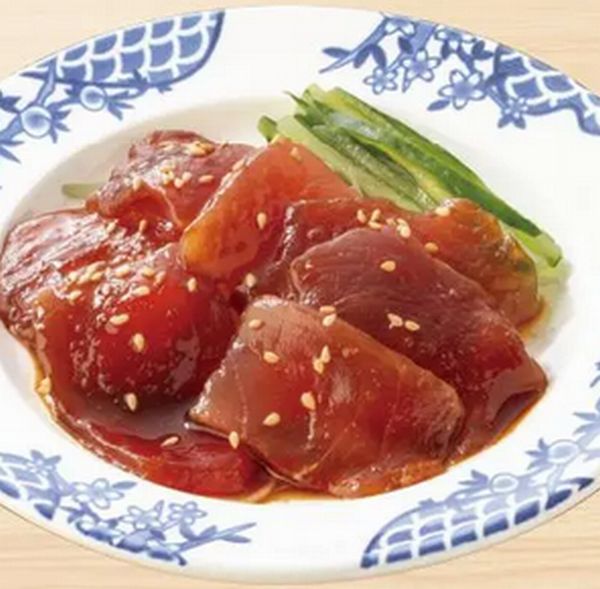 中華風漬けまぐろ～秘醤ソース～