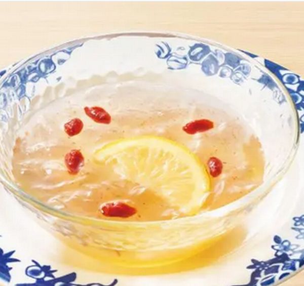 果肉入りレモンのオーギョーチ