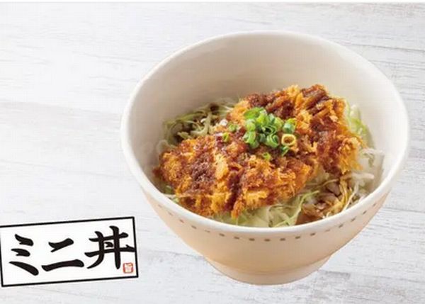ミニソースひれかつ丼