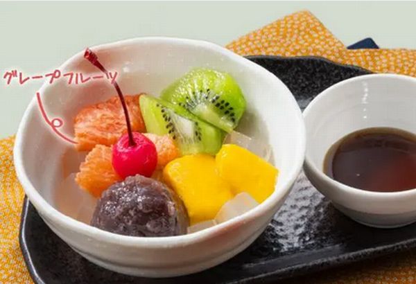 フルーツあんみつ