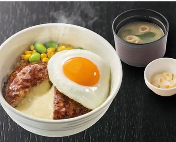 ミニチーズINロコモコ丼