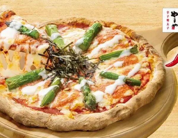 とろ〜りチーズのやまや明太ピザ♪